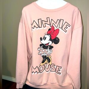 Minnie Mouse Disney Crewneck Sweatshirt - Large